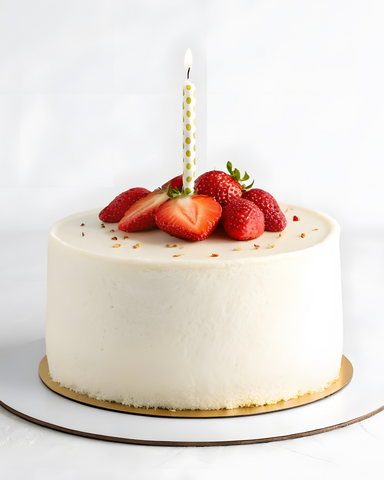 Strawberry Vanilla Layer Cake